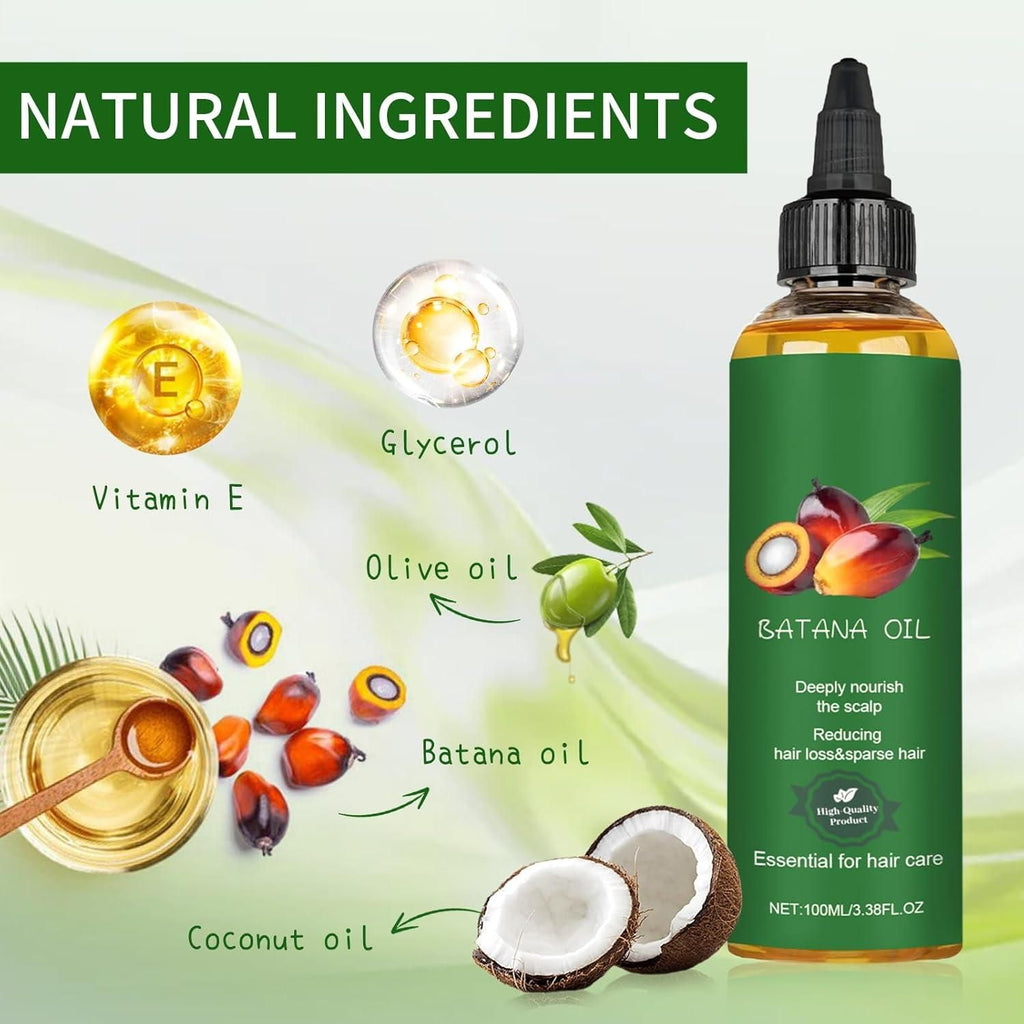 Organic Raw 100% Pure & Natural Batana Oil for Hair Growth (Pack of 2)